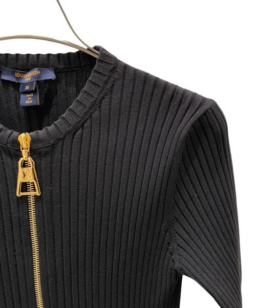 LOUIS VUITTON（ルイ ヴィトン）LOUIS VUITTON (ルイ ヴィトン) モノグラムツイードワンピース ブラック サイズ:36の古着・服飾アイテム