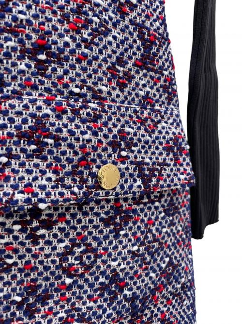 LOUIS VUITTON（ルイ ヴィトン）LOUIS VUITTON (ルイ ヴィトン) モノグラムツイードワンピース ブラック サイズ:36の古着・服飾アイテム