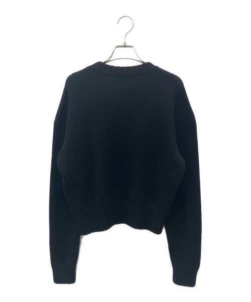 CHANEL（シャネル）CHANEL (シャネル) カシミヤ ブランド ロゴ ニット ブラック サイズ:40の古着・服飾アイテム