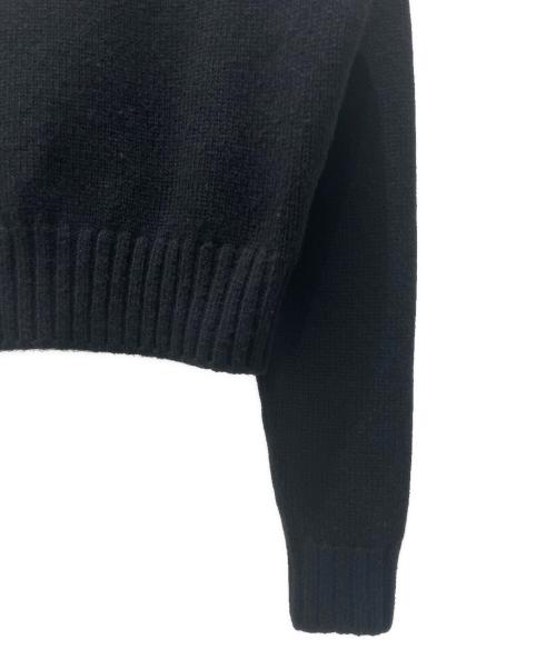 CHANEL（シャネル）CHANEL (シャネル) カシミヤ ブランド ロゴ ニット ブラック サイズ:40の古着・服飾アイテム
