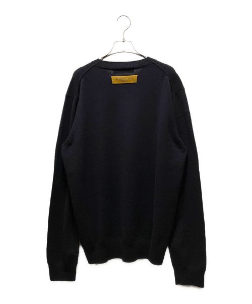 LOUIS VUITTON（ルイ ヴィトン）LOUIS VUITTON (ルイ ヴィトン) 22SS LVエンボスロゴニット ブラック サイズ:Lの古着・服飾アイテム