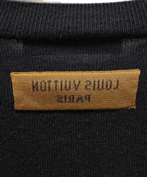 LOUIS VUITTON（ルイ ヴィトン）LOUIS VUITTON (ルイ ヴィトン) 22SS LVエンボスロゴニット ブラック サイズ:Lの古着・服飾アイテム