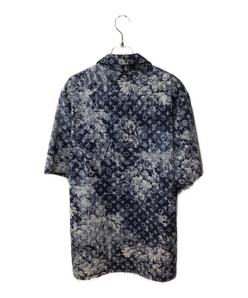 LOUIS VUITTON（ルイ ヴィトン）LOUIS VUITTON (ルイ ヴィトン) ハワイアンタペストリーシャツ インディゴ サイズ:Lの古着・服飾アイテム