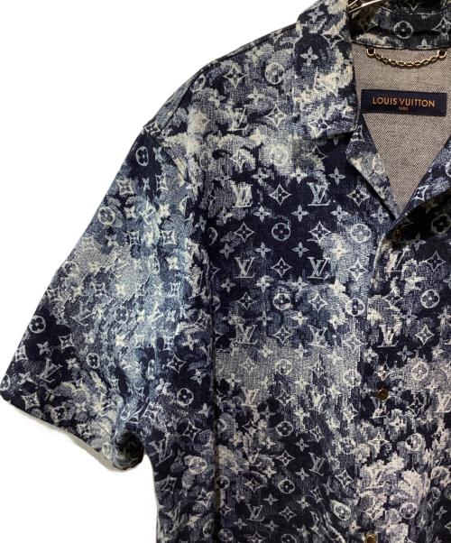 LOUIS VUITTON（ルイ ヴィトン）LOUIS VUITTON (ルイ ヴィトン) ハワイアンタペストリーシャツ インディゴ サイズ:Lの古着・服飾アイテム