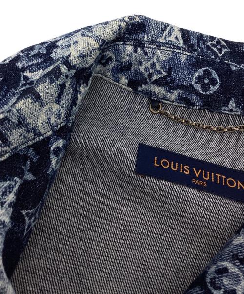 LOUIS VUITTON（ルイ ヴィトン）LOUIS VUITTON (ルイ ヴィトン) ハワイアンタペストリーシャツ インディゴ サイズ:Lの古着・服飾アイテム