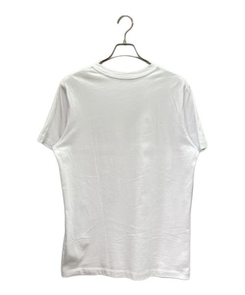 MONCLER（モンクレール）MONCLER (モンクレール) フロントロゴ Tシャツ ホワイト サイズ:Mの古着・服飾アイテム