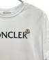 中古・古着 MONCLER (モンクレール) フロントロゴ Tシャツ ホワイト サイズ:M：17000円