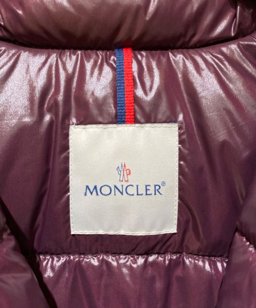 MONCLER（モンクレール）MONCLER (モンクレール) VENISE /down jacket（べニス/ダウンジャケット） ワインレッドの古着・服飾アイテム