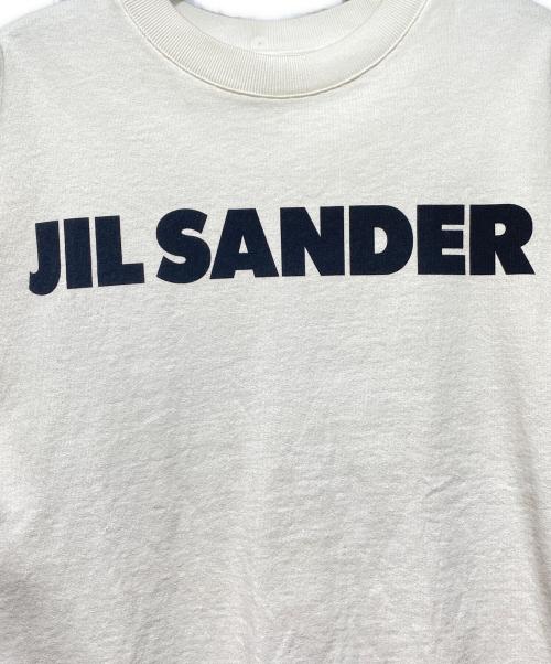 JIL SANDER（ジルサンダー）JIL SANDER (ジルサンダー) ロゴTシャツ ホワイト サイズ:Mの古着・服飾アイテム