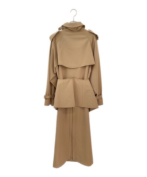 BURBERRY（バーバリー）BURBERRY (バーバリー) ウールトレンチコート ブラウン サイズ:38の古着・服飾アイテム