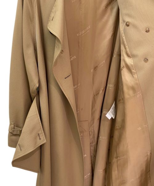 BURBERRY（バーバリー）BURBERRY (バーバリー) ウールトレンチコート ブラウン サイズ:38の古着・服飾アイテム