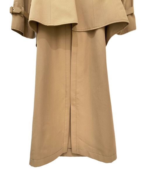 BURBERRY（バーバリー）BURBERRY (バーバリー) ウールトレンチコート ブラウン サイズ:38の古着・服飾アイテム