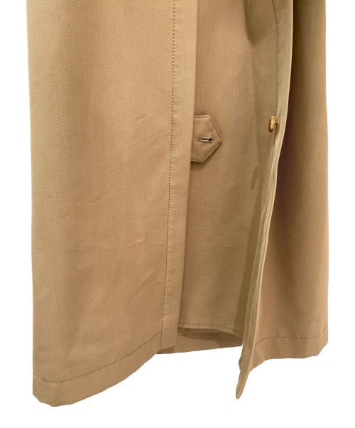 BURBERRY（バーバリー）BURBERRY (バーバリー) ウールトレンチコート ブラウン サイズ:38の古着・服飾アイテム