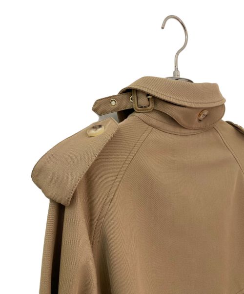BURBERRY（バーバリー）BURBERRY (バーバリー) ウールトレンチコート ブラウン サイズ:38の古着・服飾アイテム