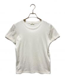 CELINE（セリーヌ）の古着「Triomphe Logo T-shirts トリオンフロゴカットソー」｜ホワイト