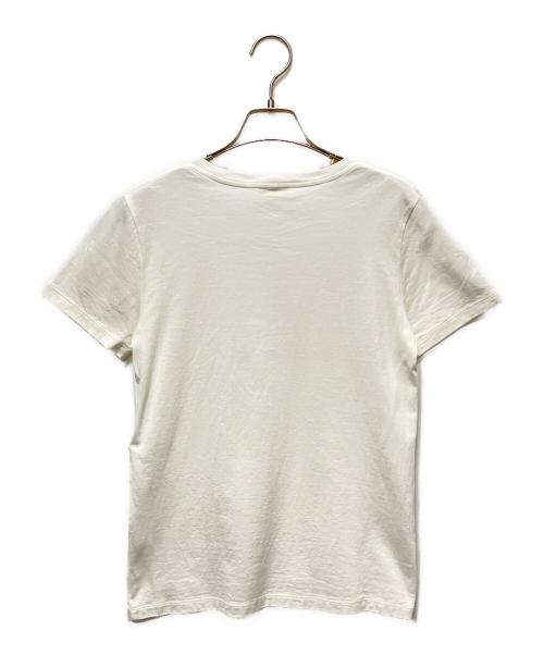 CELINE（セリーヌ）CELINE (セリーヌ) Triomphe Logo T-shirts トリオンフロゴカットソー ホワイト サイズ:XSの古着・服飾アイテム