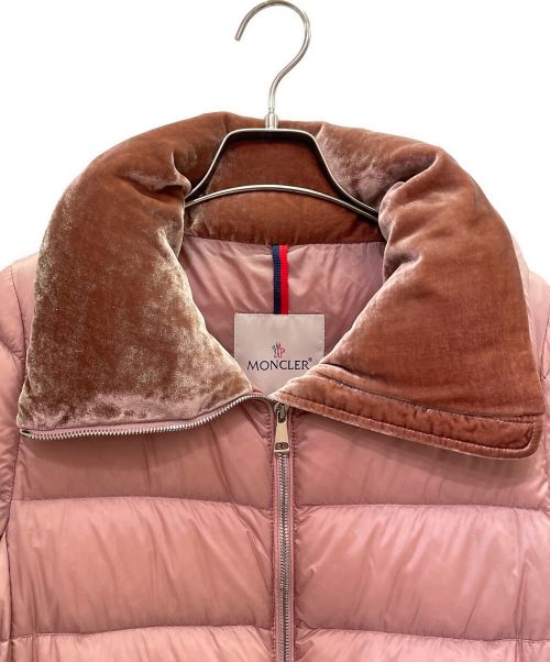 MONCLER（モンクレール）MONCLER (モンクレール) TORCOL/ダウンジャケット ピンクの古着・服飾アイテム