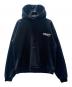 BALENCIAGA（バレンシアガ）の古着「LOGO PRINTED HOODED SWEATER ロゴプリント スウェットプルオーバー」｜ブラック