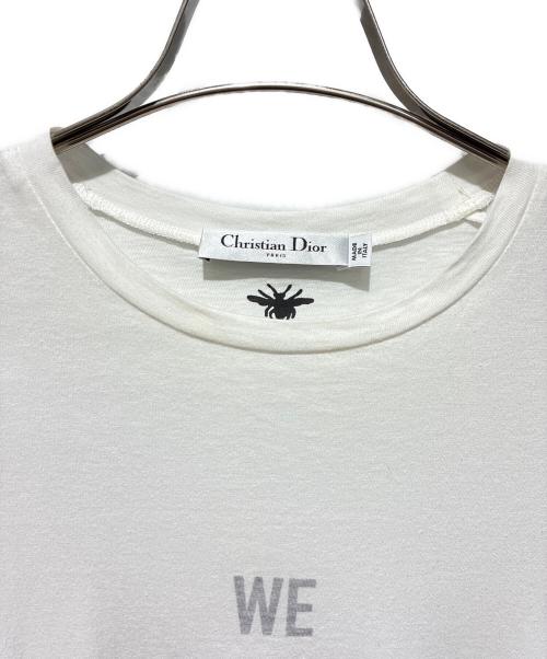 Christian Dior（クリスチャン ディオール）Christian Dior (クリスチャン ディオール) デザインTシャツ ホワイト サイズ:XSの古着・服飾アイテム