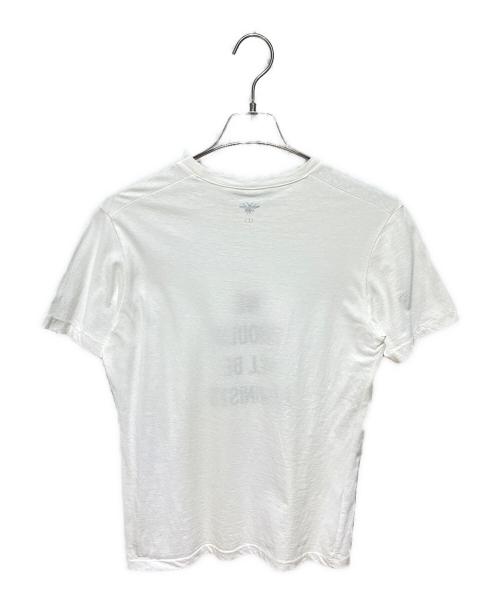 Christian Dior（クリスチャン ディオール）Christian Dior (クリスチャン ディオール) デザインTシャツ ホワイト サイズ:XSの古着・服飾アイテム