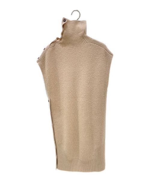 HERMES（エルメス）HERMES (エルメス) キャメルニットワンピース ベージュ サイズ:34の古着・服飾アイテム