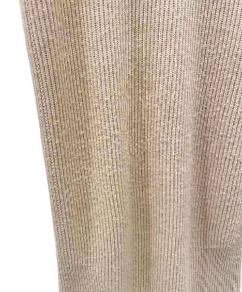 HERMES（エルメス）HERMES (エルメス) キャメルニットワンピース ベージュ サイズ:34の古着・服飾アイテム