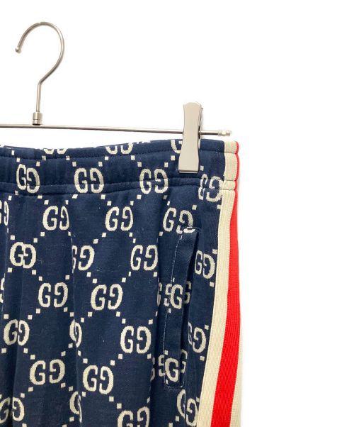 GUCCI（グッチ）GUCCI (グッチ) GGジャガードジョギングパンツ ネイビー サイズ:XSの古着・服飾アイテム
