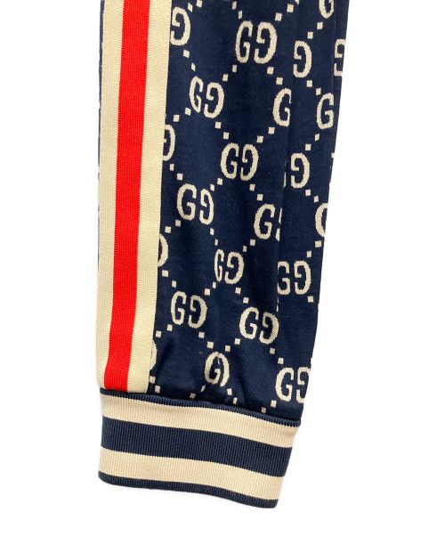 GUCCI（グッチ）GUCCI (グッチ) GGジャガードジョギングパンツ ネイビー サイズ:XSの古着・服飾アイテム