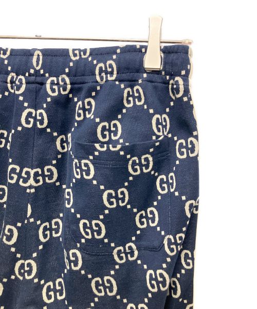 GUCCI（グッチ）GUCCI (グッチ) GGジャガードジョギングパンツ ネイビー サイズ:XSの古着・服飾アイテム