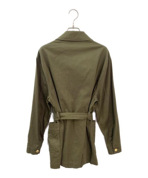CELINE（セリーヌ）CELINE (セリーヌ) サファリジャケット オリーブ サイズ:34の古着・服飾アイテム