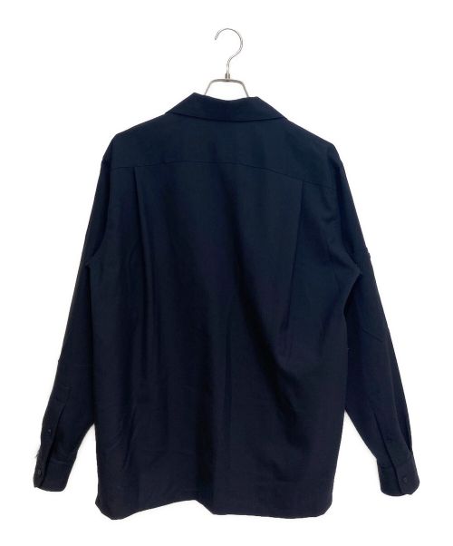MARNI（マルニ）MARNI (マルニ) Tropical Wool Shirt（トロピカルウールシャツ） ネイビー サイズ:48の古着・服飾アイテム
