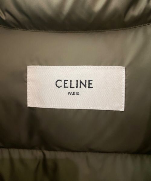 CELINE（セリーヌ）CELINE (セリーヌ) ダウンベスト オリーブ サイズ:34の古着・服飾アイテム