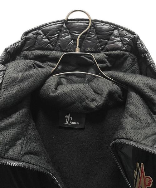 MONCLER GRENOBLE（モンクレール グルノーブル）MONCLER GRENOBLE (モンクレール グルノーブル) CARDIGAN TRICOT / ニット切替ダウンジャケット ブラック サイズ:Mの古着・服飾アイテム