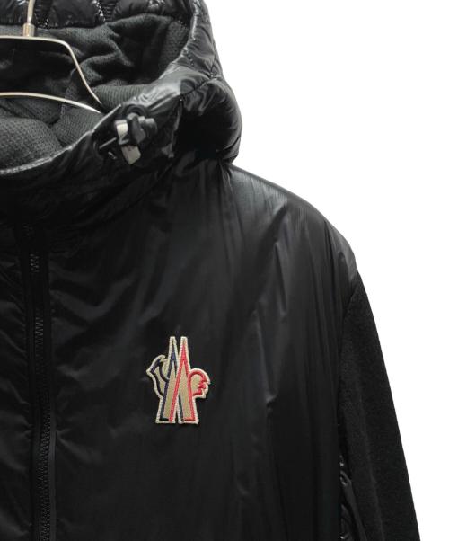 MONCLER GRENOBLE（モンクレール グルノーブル）MONCLER GRENOBLE (モンクレール グルノーブル) CARDIGAN TRICOT / ニット切替ダウンジャケット ブラック サイズ:Mの古着・服飾アイテム