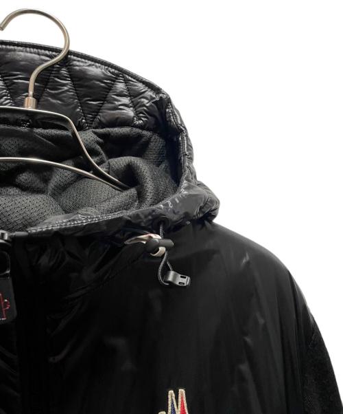 MONCLER GRENOBLE（モンクレール グルノーブル）MONCLER GRENOBLE (モンクレール グルノーブル) CARDIGAN TRICOT / ニット切替ダウンジャケット ブラック サイズ:Mの古着・服飾アイテム
