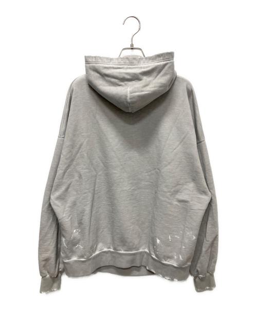 BALENCIAGA（バレンシアガ）BALENCIAGA (バレンシアガ) 90/10ヴィンテージ加工パーカー グレー サイズ:Lの古着・服飾アイテム