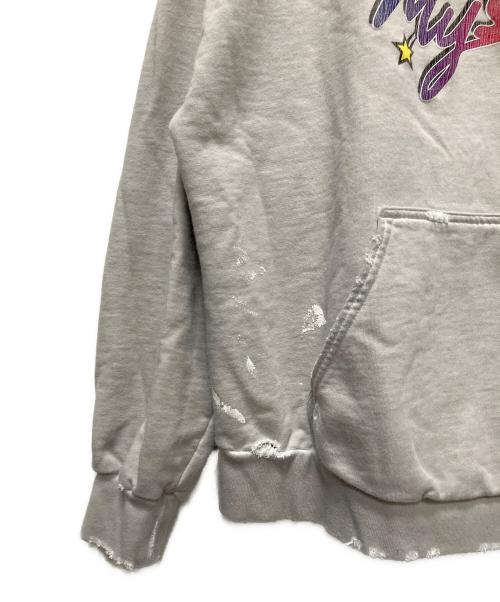 BALENCIAGA（バレンシアガ）BALENCIAGA (バレンシアガ) 90/10ヴィンテージ加工パーカー グレー サイズ:Lの古着・服飾アイテム