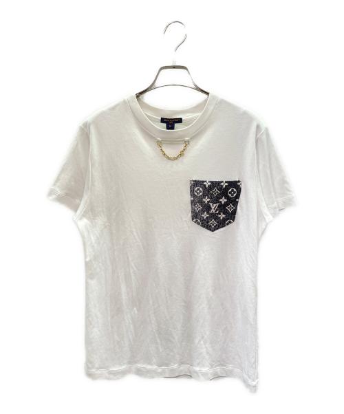 LOUIS VUITTON（ルイ ヴィトン）LOUIS VUITTON (ルイ ヴィトン) モノグラムポケットTシャツ ホワイト サイズ:Ｍの古着・服飾アイテム