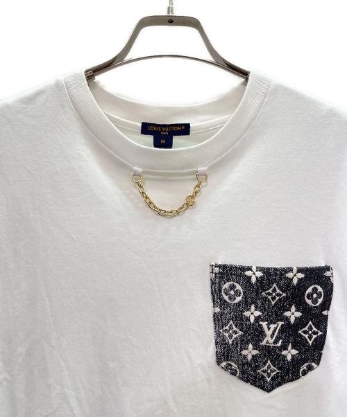 LOUIS VUITTON（ルイ ヴィトン）LOUIS VUITTON (ルイ ヴィトン) モノグラムポケットTシャツ ホワイト サイズ:Ｍの古着・服飾アイテム