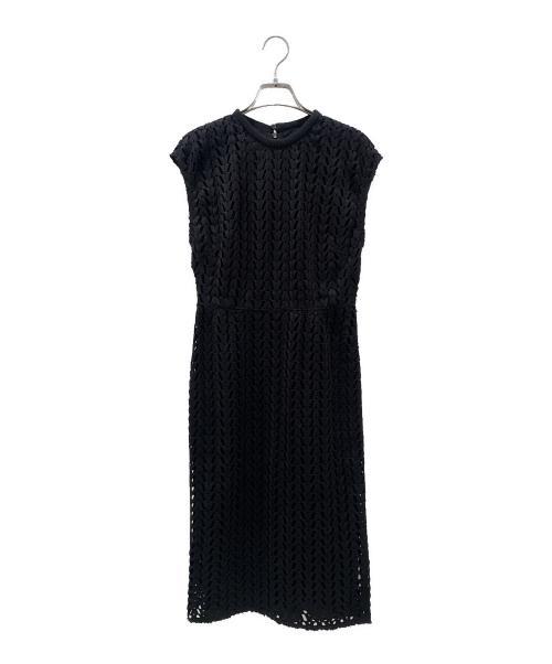 VALENTINO（ヴァレンティノ）VALENTINO (ヴァレンティノ) レースワンピース ブラック サイズ:38の古着・服飾アイテム