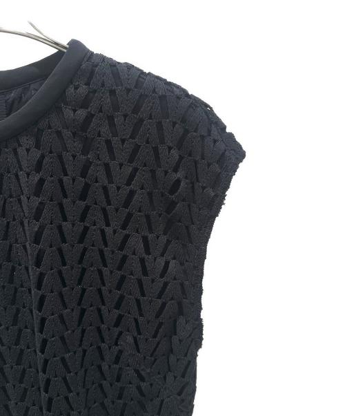 VALENTINO（ヴァレンティノ）VALENTINO (ヴァレンティノ) レースワンピース ブラック サイズ:38の古着・服飾アイテム