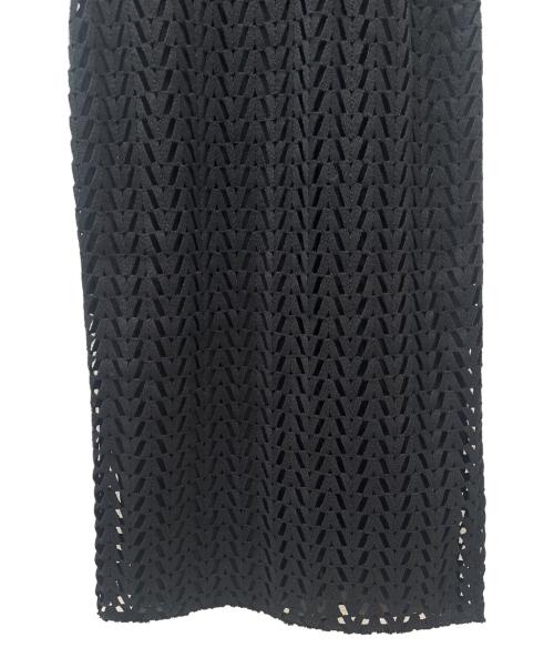 VALENTINO（ヴァレンティノ）VALENTINO (ヴァレンティノ) レースワンピース ブラック サイズ:38の古着・服飾アイテム