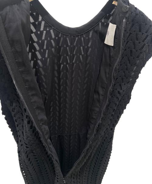 VALENTINO（ヴァレンティノ）VALENTINO (ヴァレンティノ) レースワンピース ブラック サイズ:38の古着・服飾アイテム