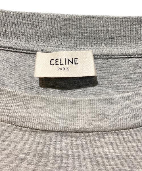 CELINE（セリーヌ）CELINE (セリーヌ) ナンバリングオーバーサイズTシャツ グレー サイズ:Mの古着・服飾アイテム