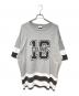 CELINE（セリーヌ）の古着「ナンバリングオーバーサイズTシャツ」｜グレー