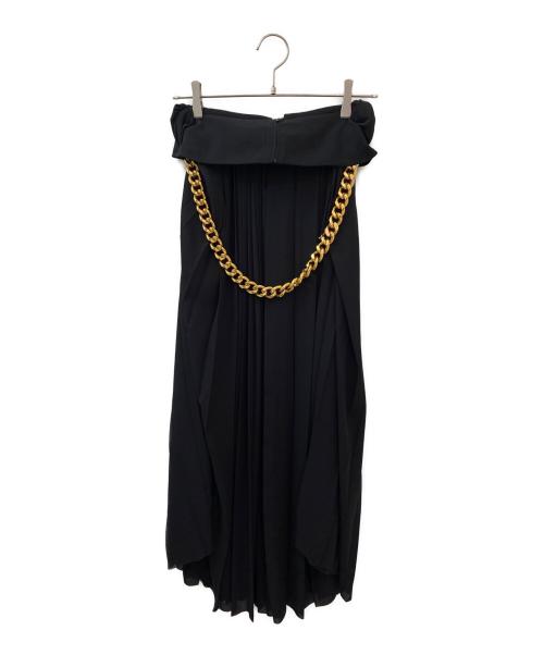 BALENCIAGA（バレンシアガ）BALENCIAGA (バレンシアガ) ロングプリーツスカート ブラック サイズ:36の古着・服飾アイテム