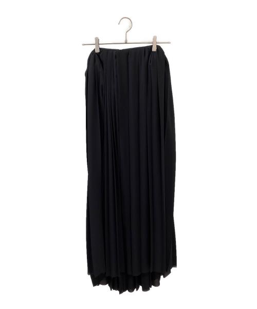 BALENCIAGA（バレンシアガ）BALENCIAGA (バレンシアガ) ロングプリーツスカート ブラック サイズ:36の古着・服飾アイテム