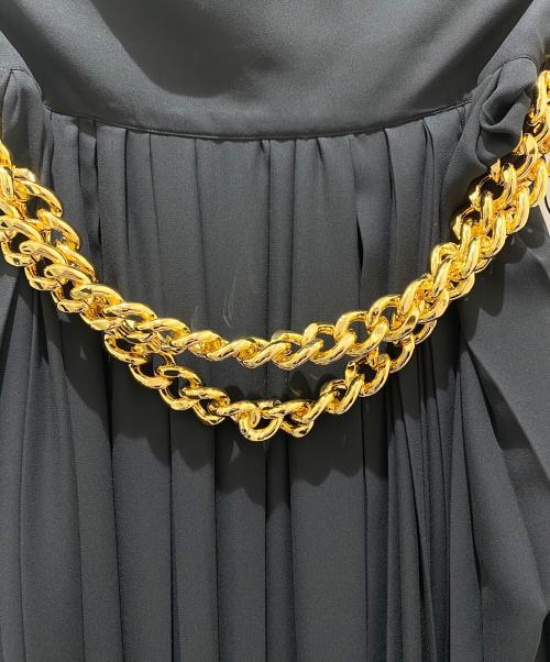 BALENCIAGA（バレンシアガ）BALENCIAGA (バレンシアガ) ロングプリーツスカート ブラック サイズ:36の古着・服飾アイテム