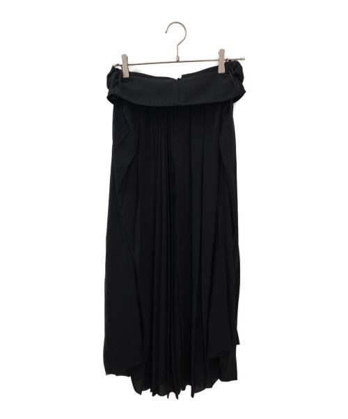 BALENCIAGA（バレンシアガ）BALENCIAGA (バレンシアガ) ロングプリーツスカート ブラック サイズ:36の古着・服飾アイテム