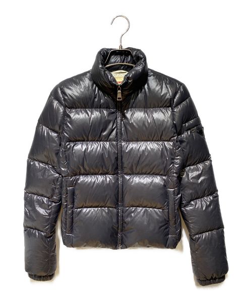 PRADA SPORTS（プラダスポーツ）PRADA SPORTS (プラダスポーツ) Triangle Logo Down Jacket（トライアングルロゴダウンジャケット） ブラック サイズ:38の古着・服飾アイテム